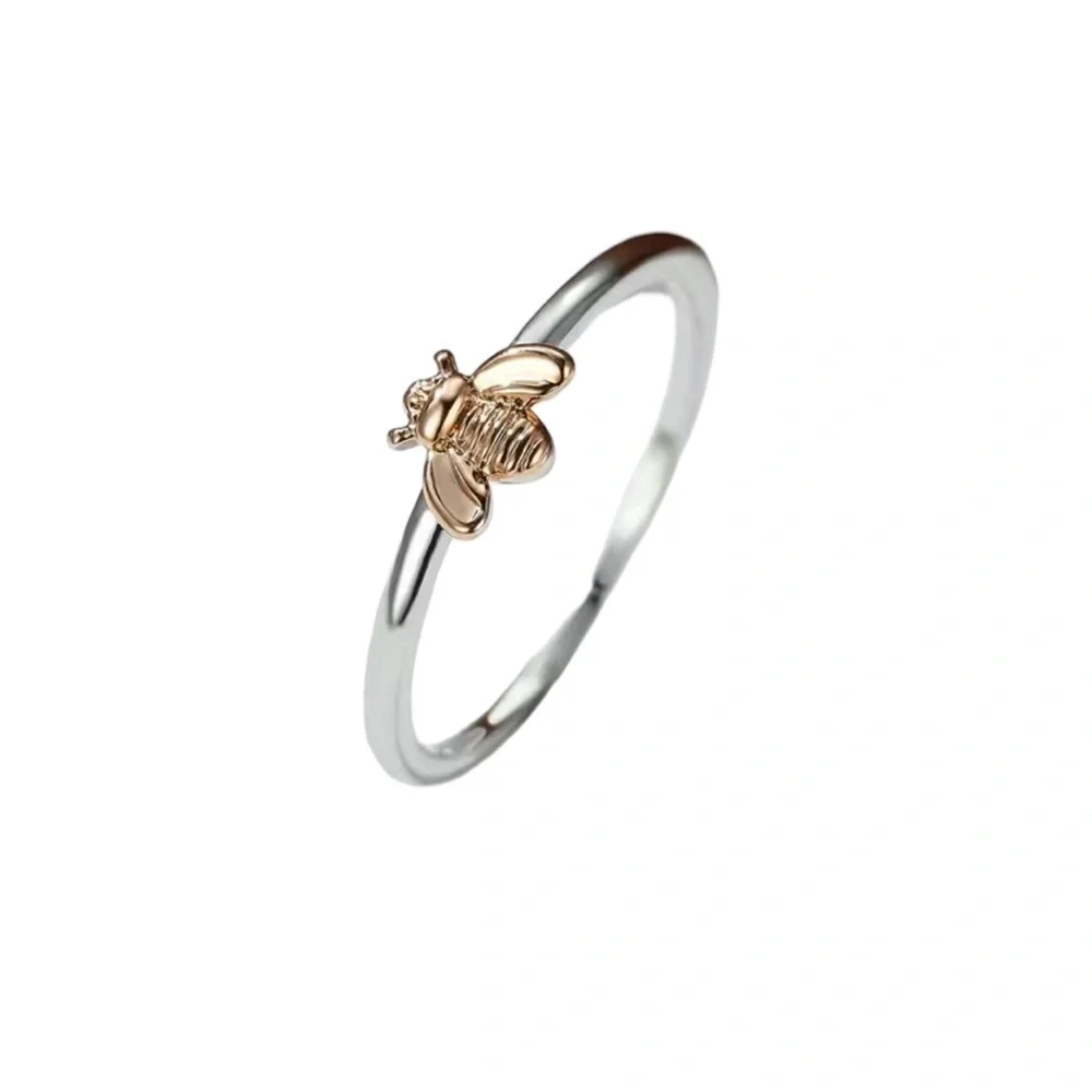 18K Gold Plated Boho Dainty Bee Ring